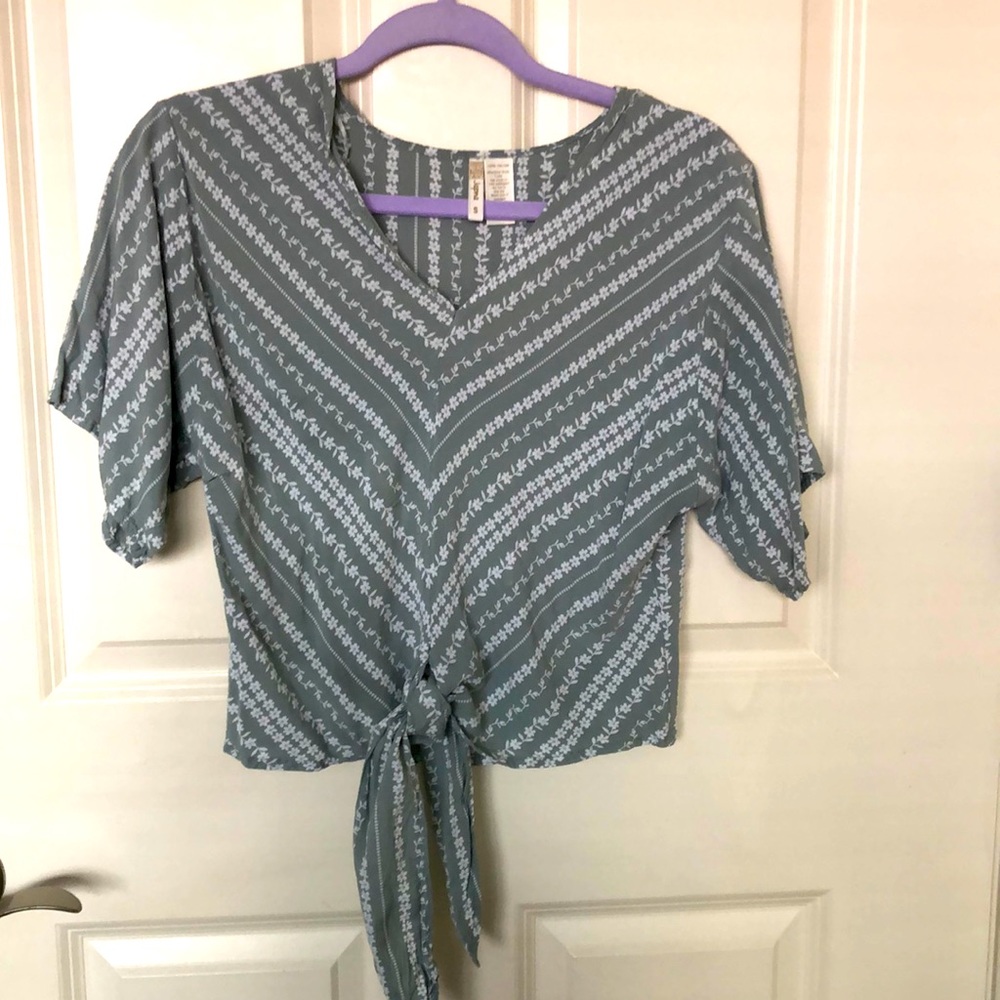 Sage Green Crop Top